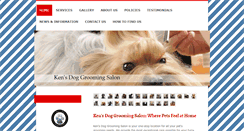 Desktop Screenshot of kensdoggroomingsalon.com